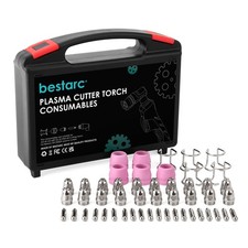Bestarc 50Pcs AG60P Plasma Cutter Consumables Kit with Suitcase