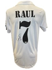 RAUL GONZALEZ SIGNED 2001/02 REAL MADRID SHIRT SPAIN LEGEND (ACG CERT AG17250)