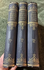 1869 Reliques of Ancient English Poetry Thomas Percy Three Volume Set