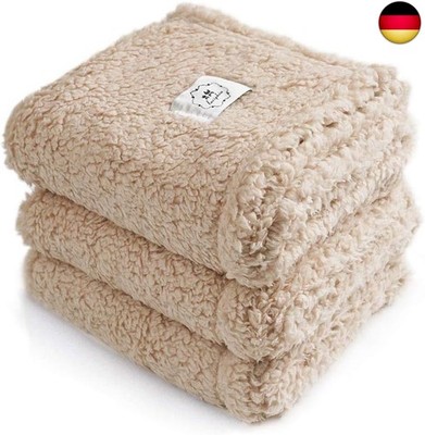 luciphia 1 Pack 3 Decken Super Weich Premium Flauschig Hundedecke Katzendecke