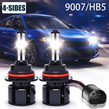 2x 9007hb5 Led Headlight Bulbs Kit 6500k White High Low Beam Light Super Bright 2x 9007hb5 Led Headlight Bulbs Kit 6500k White High Low Beam Light Super Bright