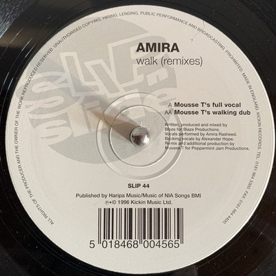 Amira - Walk (Remixes) (12'') (Very Good Plus (VG+)) - 3862705852]