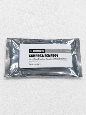 DATAFORTH SCMPB03/SCMPB04 One/Two Position Analog I/O Back panels
