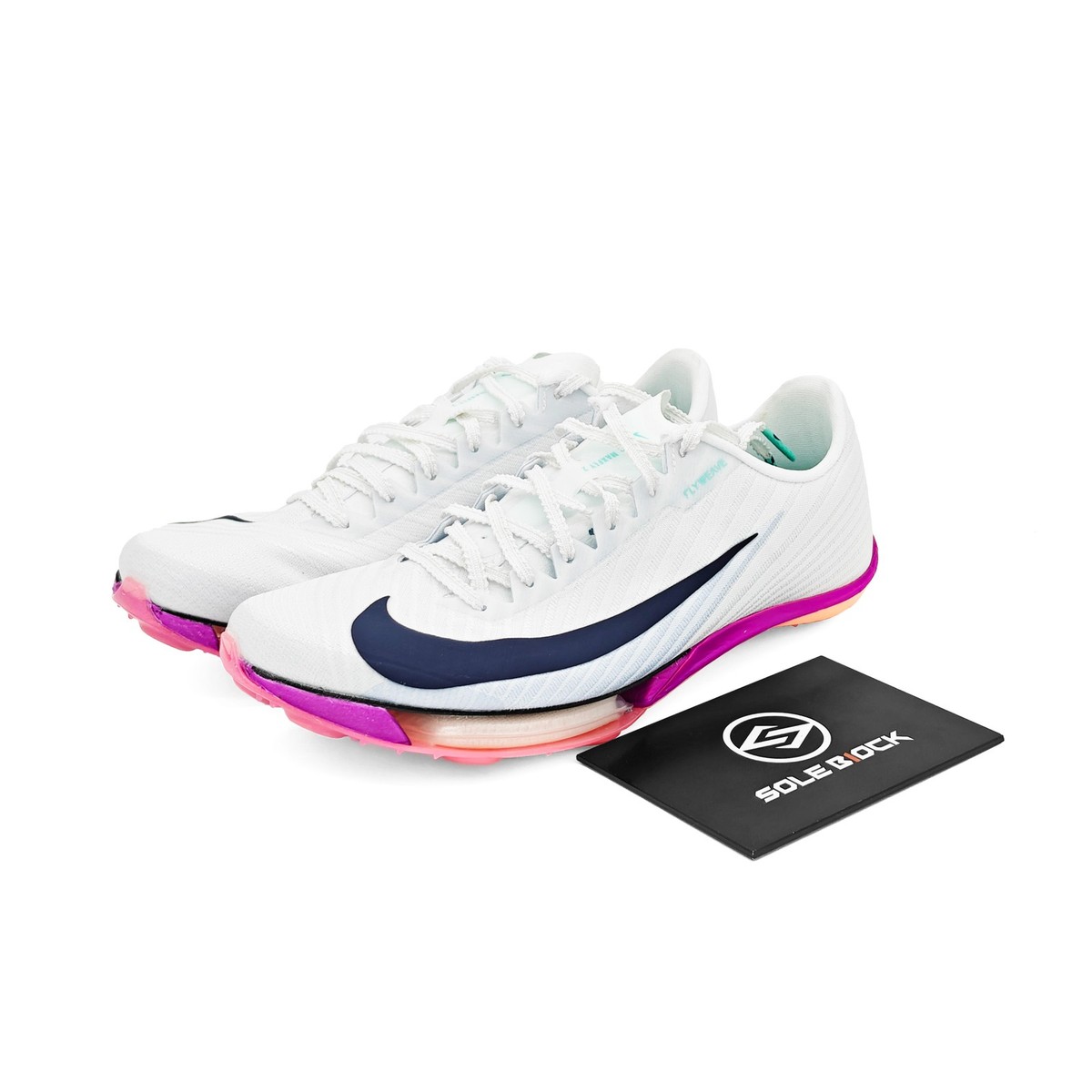 Nike Maxfly 2 Rebound Track And Field Shoes Mens White Black Red