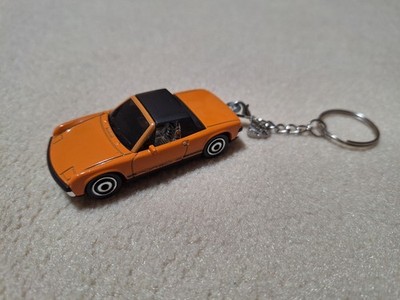 Seltener Schlüsselanhänger Porsche 914 Oldtimer 1971 Heritage MATCHBOX VW Orange