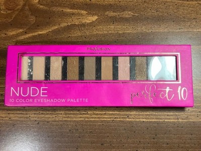 Profusion Perfect 10 Color Eye Shadow Pallette 10 Colors Make Up (Nude)