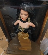 MARIA FELIX Barbie Signature Tribute Collection Fashion Doll Gold dress European