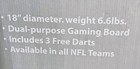 NY Yankees Regulation 18" Dart Board NIB Man Cave With Dart , — photo 7