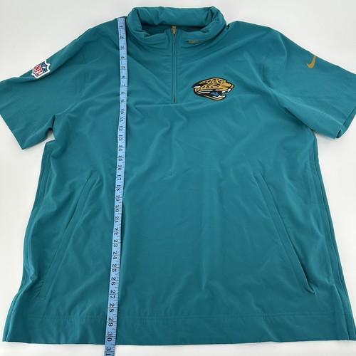 Jacksonville Jaguars Shirt Mens XL On Field Team Issued Doug Pederson Hooded - Picture 5 of 10