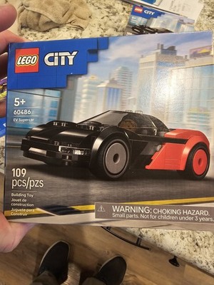 LEGO City EV Supercar Set 60486 109-Piece Building Toy Ages 5+