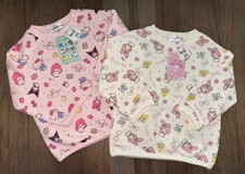NWT Toddler Girls 2 Hello Kitty Pink and White Sweatshirts Size 80 / 1 yr old