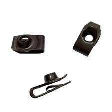 M8 U -Style Clip-On Nut,U-Type Fasteners Pack of 25 M8