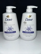 LOT of 2-Dove WINTER CARE Liquid Body Wash with Pump - 30.6oz Each FREE SHIPPING