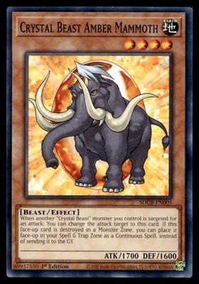 Crystal Beast Amber Mammoth Structure Deck: Legend of the Crystal Beasts SDCB-EN