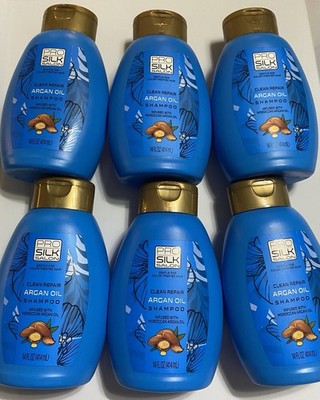 6 Btl. Argan Oil Clean & Repair Shampoo,Infused W/ Moroccan Argan Oil,14oz. Each
