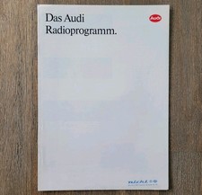 Audi Radio 80/100/V8/Coupe/Cabriolet 1993 depliant/brochure/folleto/opuscolo