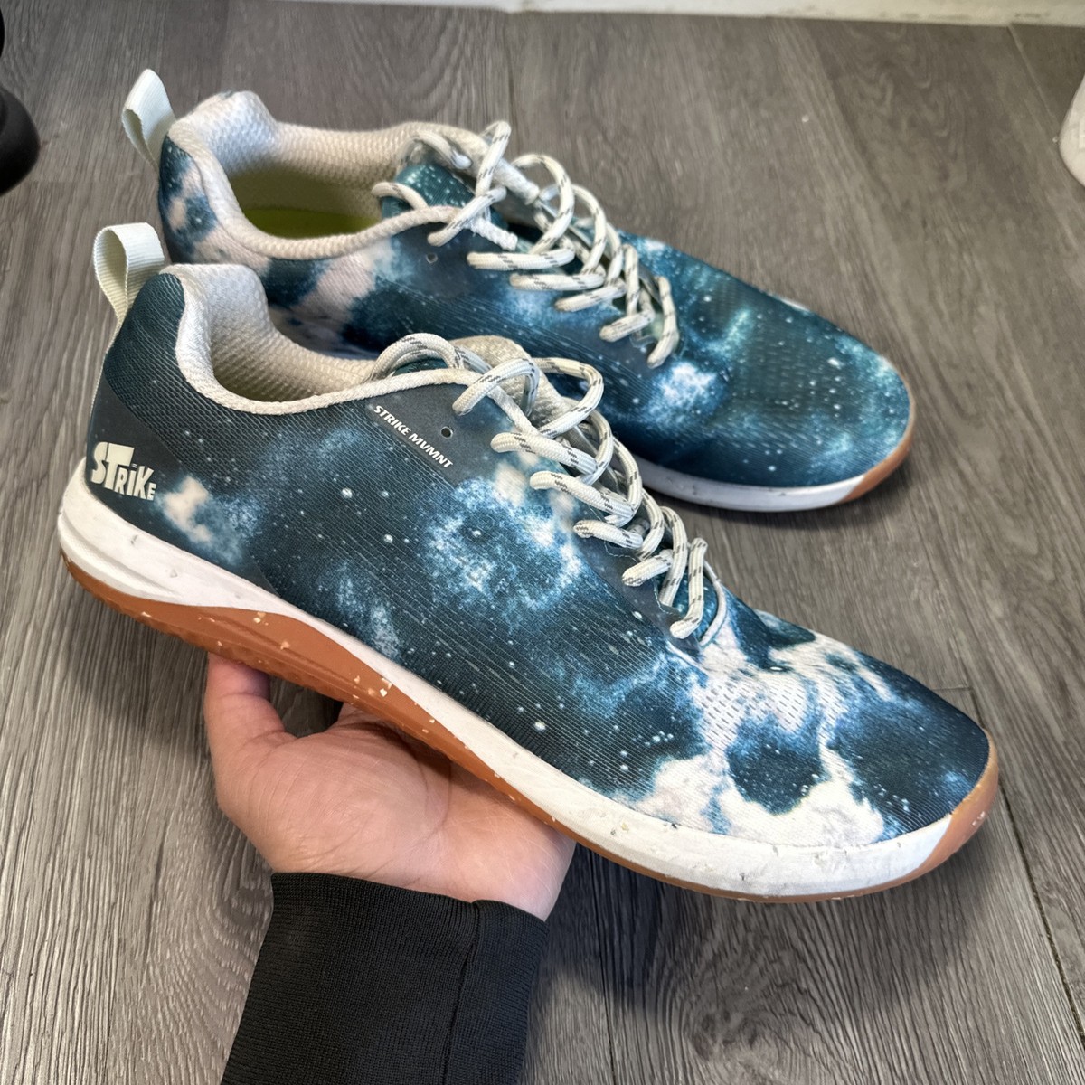 Strike Mvmnt Haze Trainer Shoes Mens 12.5 Blue White Car Wash Print Strike Mvmnt Haze Trainer Shoes Mens 12.5 Blue White Car  main image 2