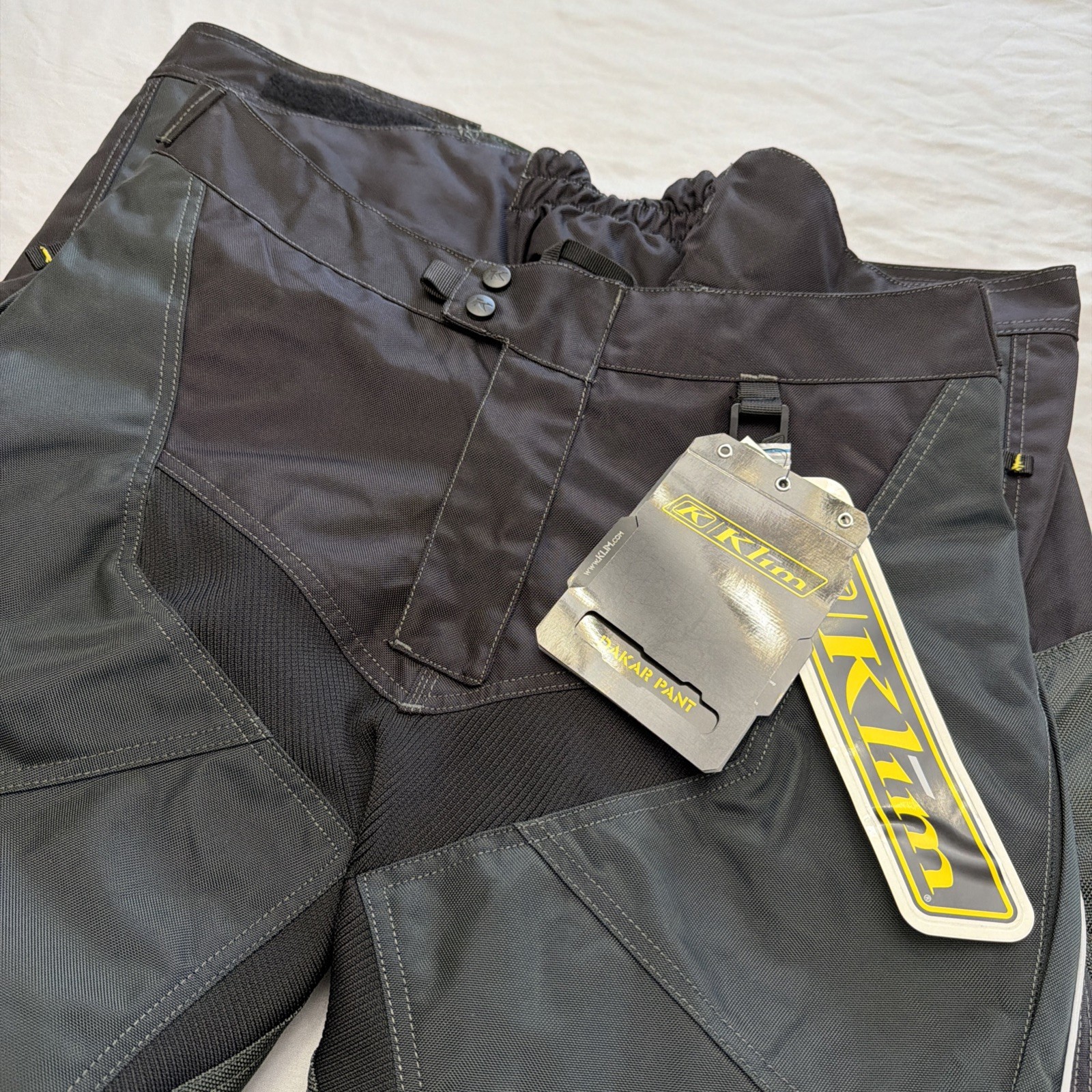 KLIM Dakar Outside The Boot Pant Size 38 Tall Gray