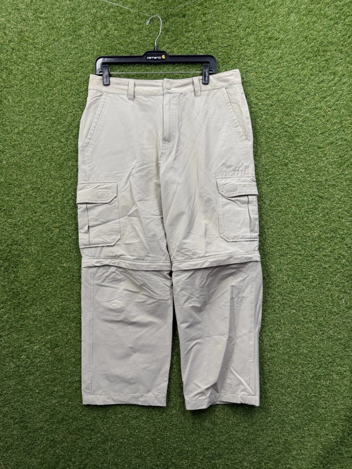 Marmot Pants Mens 34x32 Camping Outdoor Hiking Climbing Softshell Convertible