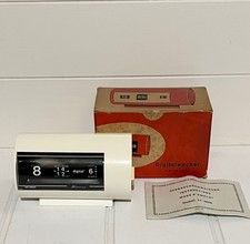 flip style alarm clock Blessing Mechanical West German wind-up vintage space age