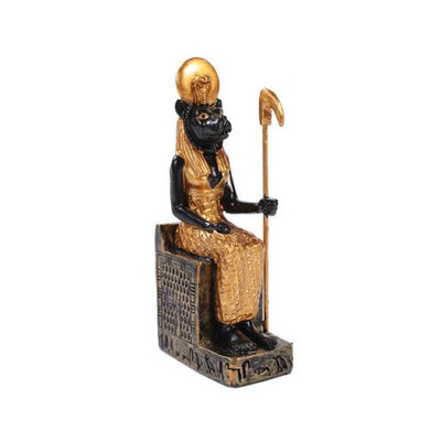 Sekhmet Mini Figurine Egyptian Themed Small Figure Made of Resin 3 Inch Tall
