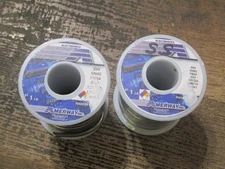 Nearly 2 Lbs. Amerway 45% Tin 54% Lead & 1% Silver .125 Stained Glass Solder