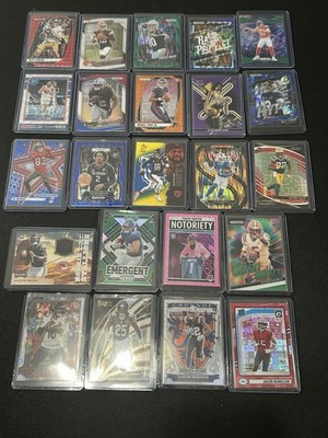 NFL, NBA, MLB Mixed ALL INSERT LOT (340+)- Silvers, Refractors,Ice +more