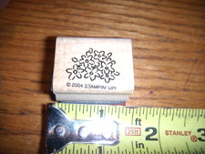 DAISY BUNCH FLOWERS 2004 STAMPIN-UP  WOOD RUBBER STAMP NEW FREE SHIPPING