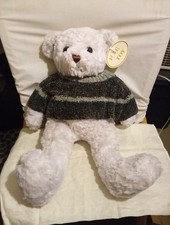 Vintage Fine Toy White Plush Teddy Bear