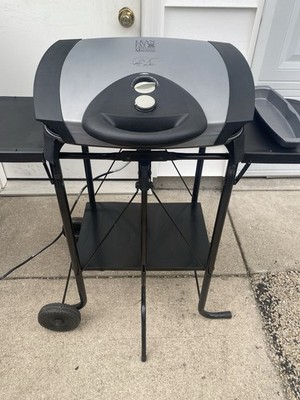 George Foreman XL Double Champion Indoor Outdoor Electric Grill Stand Included