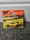 Matchbox Superfast 54 Mazda RX-7 Yellow Flames Carded Diecast Car Vintage