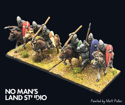 Norman Knights 15mm Medieval 2x Base DBA MEG ADLG Pro Painted COMMISSION