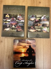 CARP FISHING HARDBACK BOOKS X 3. NEW UNREAD CONDITION. NOT PIKE BARBEL TACKLE