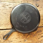 Vintage GRISWOLD Cast Iron SKILLET Frying Pan # 8 LARGE BLOCK LOGO - Ironspoon