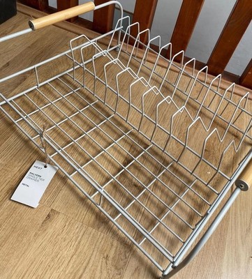 Next 40 cm grau Metalldraht einstufig Geschirr-Abtropfschale Geschirrhalter/Geschirr