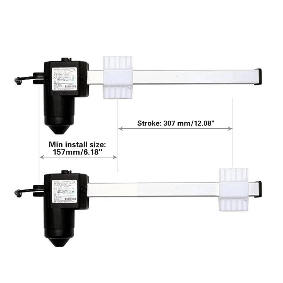 Limoss Motor 450312 MD140-02-L1-157-307 Recliner Sofa Lift Chair Linear Actuator - Image 3 of 4