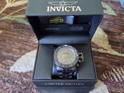 Invicta Darth Vader Watch Model 28066 Ultra Rare, #107 of 1977