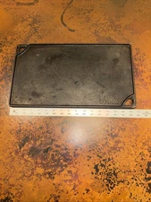 Lodge Cast Iron Reversible Griddle And Grill REQUIRES RESEASONING HAS BLEMISHES