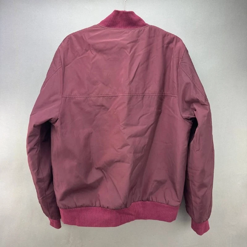 Killion MA-1 飞行员夹克男式大号勃艮第红色绗缝衬里 — 第 2/4 张图片