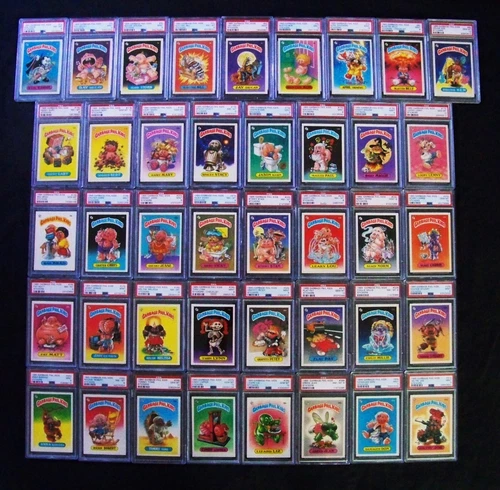 GARBAGE PAIL KIDS 1985 1st Series Complete MATTE Set 82 Cards PSA Grade 8.78 Avg