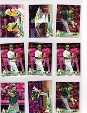 2018 TOPPS MINI ON DEMAND PINK 16 DANIEL COULOMBE #d 03/25 OAKLAND ATHLETICS