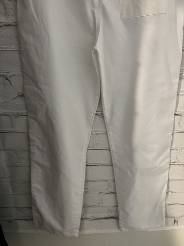 Barco White Scrub Pants Drawstring Straight Leg Women's Size Small - Picture 7 of 7
