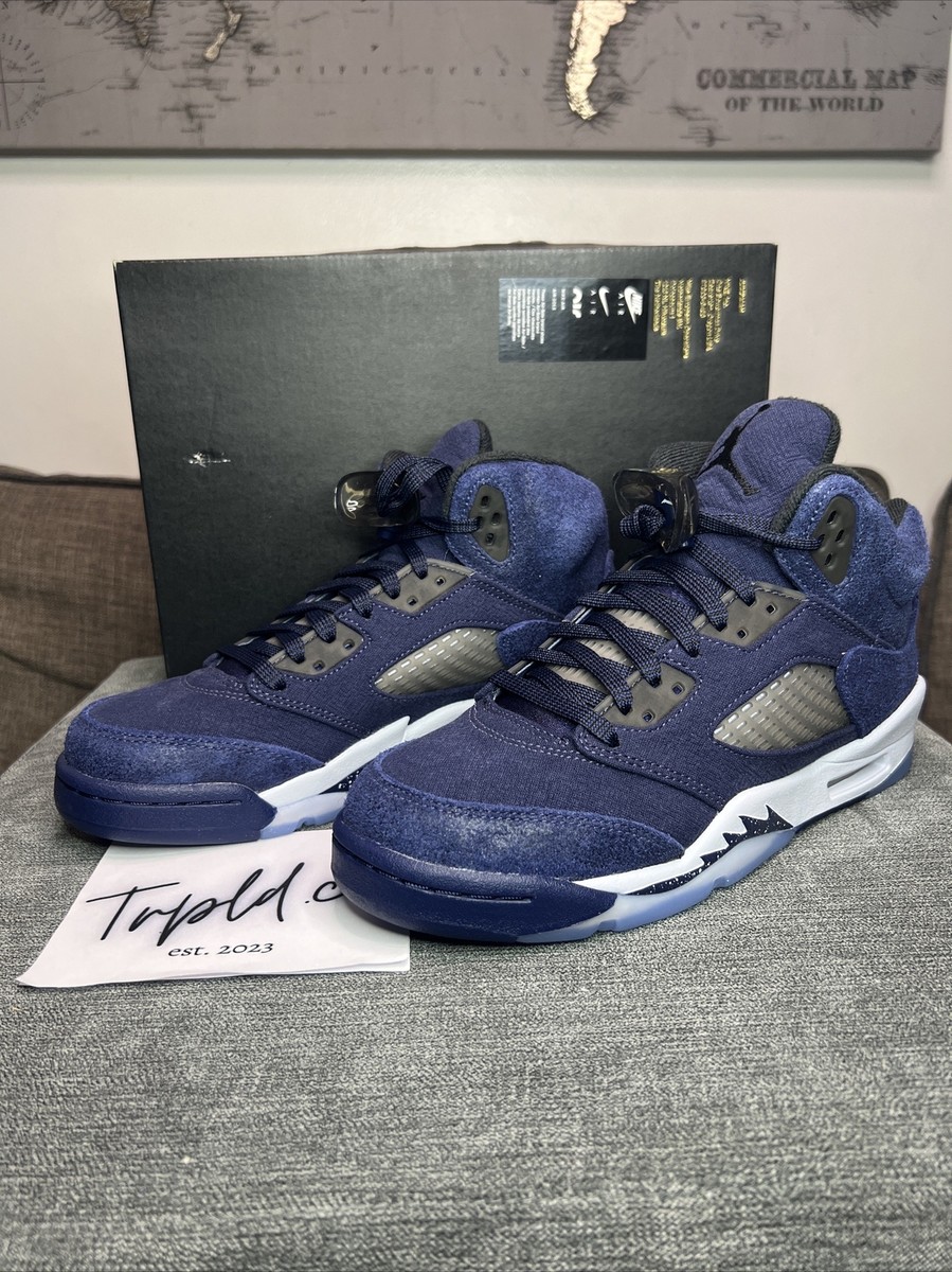 Air Jordan 5 Retro SE GS Navy Size 6.5Y/8W [FN5452-400] | eBay