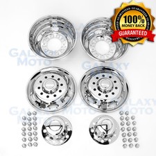 05-17 Ford F450 Dually Chrome 19.5 10 Lg Wheel Simulator Linercenter Cap Cover 05-17 Ford F450 Dually Chrome 19.5 10 Lg Wheel Simulator Linercenter Cap Cover