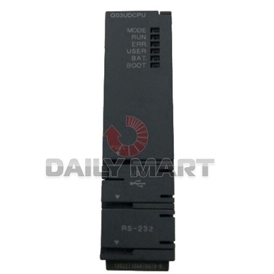MITSUBISHI Q03UDCPU UNIVERSAL Q CPU MODULE MULTI PROCESSOR CAPABILITY PLC NEW