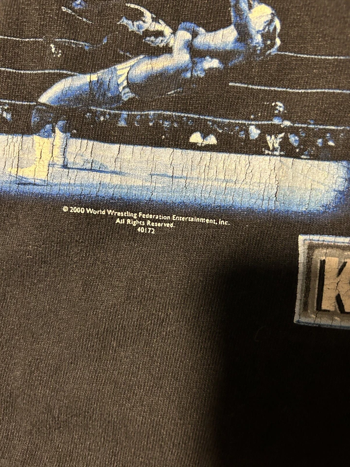 Camiseta De Colección WWF Kurt Angle "It's True" Para Hombre Grande  Foto 4 de 4