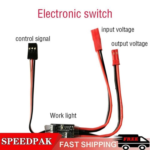 RC Empfängerschalter Mit JST Anschluss | Für 1/8 & 1/10 HSP Modellautos