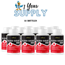 Blood Sugar- Cardiovascular Health, Blood Pressure  Sugar Support- 12 Bottles