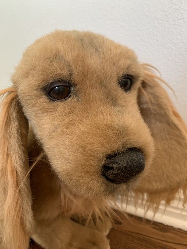 Vintage 1982 AVANTI plush stuffed Adult Cocker Spaniel Wallace Berrie & Jockline - Picture 2 of 12
