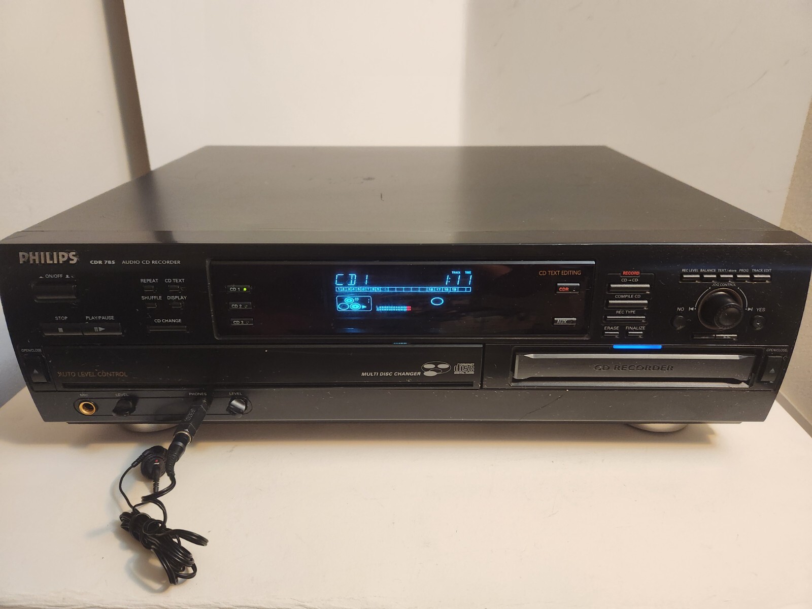Philips CDR 785 CD Compact Disc Recorder Player eBay
